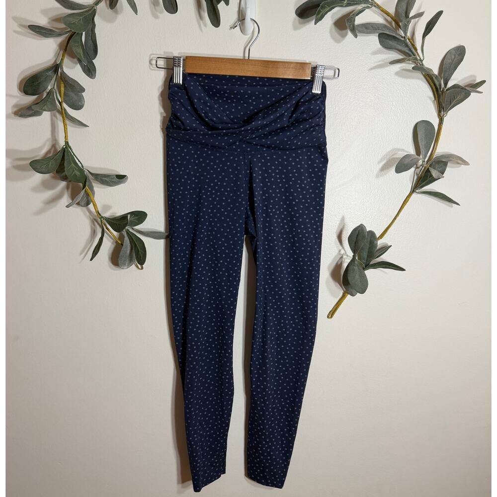 Nike Blue Polka Dot Leggings
